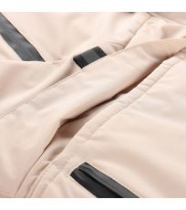 Damski płaszcz zimowy z membraną PTX WUSSA ALPINE PRO beżowy