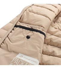 Damska kurtka puchowa RETERA ALPINE PRO pieprz biały