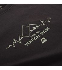 Męski t-shirt z bawełny organicznej TERMES 3 ALPINE PRO czarny