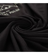 Męski t-shirt z bawełny organicznej TERMES 3 ALPINE PRO czarny