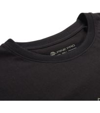 Męski t-shirt z bawełny organicznej TERMES 3 ALPINE PRO czarny