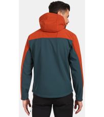 Męska kurtka softshellowa ONTAVIO-M KILPI Ciemnozielony