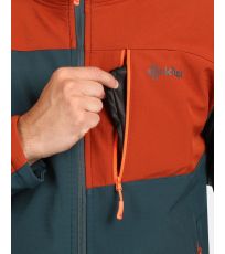 Męska kurtka softshellowa ONTAVIO-M KILPI Ciemnozielony