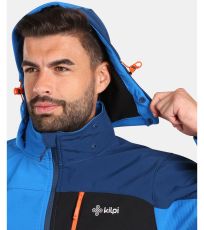 Męska kurtka softshellowa- większe rozmiary ONTAVIO-M KILPI Niebieski