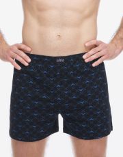 Męskie bokserki luźne 75214P GINA