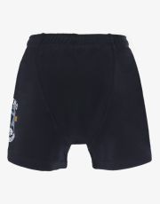 Chłopięce bokserki z dłuższą nogawką 64006P GINA czarno-biały