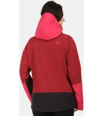 Damska kurtka wodoodporna typu hardshell MAMBA-W KILPI czerwony