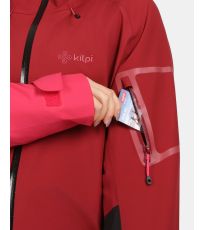 Damska kurtka wodoodporna typu hardshell MAMBA-W KILPI czerwony