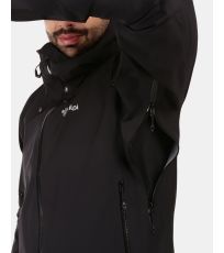 Męska wodoodporna kurtka typu hardshell MAMBA-M KILPI Czarny