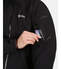 Męska wodoodporna kurtka typu hardshell MAMBA-M KILPI Czarny