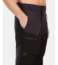 Męskie spodnie outdoorowe z odpinanymi nogawkami HOSIO-M KILPI Czarny