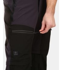 Męskie spodnie outdoorowe z odpinanymi nogawkami HOSIO-M KILPI Czarny