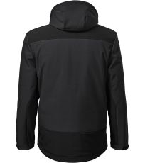 Męska zimowa kurtka softshellowa Vertex RIMECK hebanowy szary