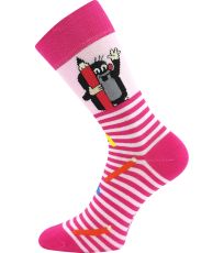 Skarpetki męskie wzorzyste - 3 pary KR 111 Boma Krecik