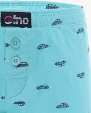 Chłopięce luźne bokserki 25018P GINA aqua naftowy