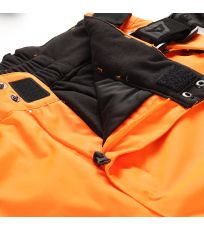 Męskie spodnie narciarskie z membraną PTX EDES ALPINE PRO neonowy pomarańczowy