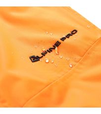 Męskie spodnie narciarskie z membraną PTX EDES ALPINE PRO neonowy pomarańczowy