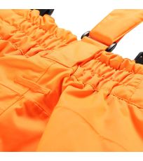 Męskie spodnie narciarskie z membraną PTX EDES ALPINE PRO neonowy pomarańczowy