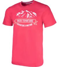 Męski t-shirt BACK TO NATURE ERCO czerwony