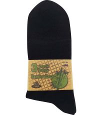 Skarpetki bambusowe- 3 pary Ekom Boma czarny