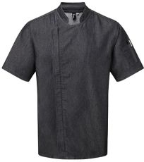 Bluza kucharska z krótkim rękawem na zamek błyskawiczny PR906 Premier Workwear