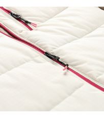 Damska puchowa kurtka narciarska z membraną PTX FERERA ALPINE PRO kremowy
