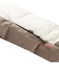 Damska puchowa kurtka narciarska z membraną PTX FERERA ALPINE PRO kremowy