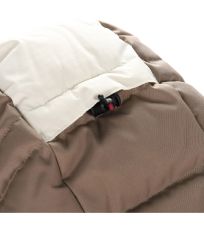 Damska puchowa kurtka narciarska z membraną PTX FERERA ALPINE PRO kremowy