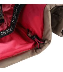 Damska puchowa kurtka narciarska z membraną PTX FERERA ALPINE PRO kremowy