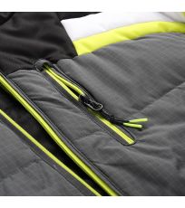 Męska puchowa kurtka narciarska z membraną PTX FERER ALPINE PRO ciemno szary