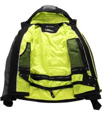 Męska puchowa kurtka narciarska z membraną PTX FERER ALPINE PRO ciemno szary