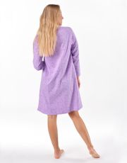 Damska koszula nocna 19175P GINA sacharoza lawendowa