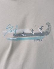 Męska piżama krótka 79190P GINA jasnoszary-ciemnoszary