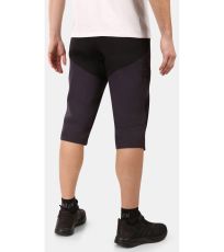 Męskie spodnie outdoorowe 3/4- wieksze rozmiary OLPRA-M KILPI Czarny