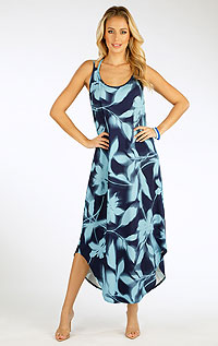 Długa sukienka na ramiączkach damska 5G051 LITEX