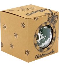 Skarpetki unisex ze świątecznym motywem Elfi Lonka Zielony