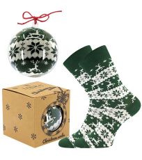 Skarpetki unisex ze świątecznym motywem Elfi Lonka Zielony