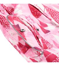 Dziecięcy kombinezon zimowy z membraną PTX KIREMO ALPINE PRO różowy