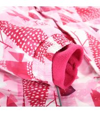 Dziecięcy kombinezon zimowy z membraną PTX KIREMO ALPINE PRO różowy