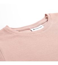 Dziecięcy t-shirt z długim rękawem BOGRO ALPINE PRO pale mauve